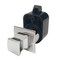 Richelieu 1 3/16-inch (30 mm) Square Push Knob with Latch, Chrome 52003140 - alternate 4