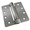 Richelieu 4inch 102 mm Full Mortise Adjustable Spring Hinge, Brushed Chrome 52822BCB1 - alternate 1