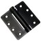 Richelieu 4inch 102 mm Full Mortise Adjustable Spring Hinge, Flat Black 52822FBB1 - alternate 1