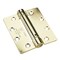 Richelieu 4 12inch 114 mm Full Mortise Adjustable Spring Hinge, Brass 52823BB1 - alternate 1