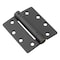 Richelieu 4 12inch 114 mm Full Mortise Adjustable Spring Hinge, Flat Black 52823FBB1 - alternate 1