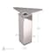 Richelieu Adjustable Furniture Leg, 5 29/32 in (150 mm), Matte Black, PK 4 555150900 - alternate 2