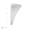 Richelieu Aluminum Furniture Leg, 4 in (102 mm), Satin Aluminum 5600280 - alternate 3