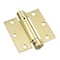 Richelieu 3 12inch 89 mm Full Mortise Adjustable Spring Hinge, Brass 5821BR - alternate 1