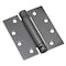 Richelieu 4 12inch 114 mm Full Mortise Adjustable Spring Hinge, Antique Nickel 5823ANB1 - alternate 1
