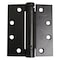 Richelieu 4 12inch 114 mm Full Mortise Adjustable Spring Hinge, Flat Black 5823FBB1 - alternate 1