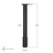 Richelieu Adjustable Table Leg, 22 1/2 in (570 mm), Black 61457090 - alternate 3