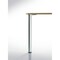 Richelieu Adjustable Table Leg, 27 1/2 in (700 mm), Brushed Nickel, PK 4 615710175 - alternate 2