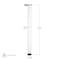 Richelieu Adjustable Table Leg, 34 1/4 in (870 mm), White 61587030 - alternate 2