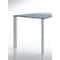 Richelieu Teardrop Design Table Leg, 27 1/2 in (698 mm), Aluminum, Adjustable, PK 4 63271010 - alternate 4