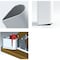 Richelieu Teardrop Design Table Leg, 27 1/2 in (698 mm), Aluminum, Adjustable, PK 4 63271010 - alternate 5