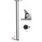 Richelieu Teardrop Design Table Leg, 27 1/2 in (698 mm), Aluminum, Adjustable, PK 4 63271010 - alternate 3