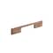 Richelieu 6 5/16 in (160 mm) Center-to-Center Euro Walnut Contemporary Cabinet Pull 6366160322 - alternate 1