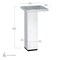 Richelieu Contemporary Furniture Leg, 3 15/16 in (100 mm), Satin Aluminum 6472710010 - alternate 2