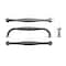 Richelieu 7 9/16 in (192 mm) Center-to-Center Newcastle Antique Polished Nickel Traditional Cabinet Pull 6565192186 - alternate 6