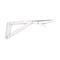 Richelieu 12 in 305mm Folding Support Bracket with Extension, White Finish 657730 - alternate 1