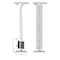 Richelieu 30 in to 84 in (762 mm to 2130 mm) Cable Management Spine, Black 663000090 - alternate 4