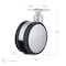 Richelieu Contemporary Twin Wheel Casters, Swivel Without Brake, with Plate, Black, Silver 67524011204 - alternate 3
