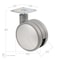 Richelieu Contemporary Twin Wheel Casters, Swivel Without Brake, with Plate, Silver, Gray 6752501206 - alternate 2