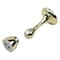 Richelieu 3inch 76 mm Magnetic Door Stop, Brass 67BR - alternate 1
