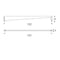 Richelieu 6 5/16 in (160 mm) Center-to-Center Brushed Industrial White Contemporary Cabinet Pull 681116031 - alternate 5