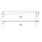 Richelieu 6 5/16 in (160 mm) Center-to-Center Brushed Industrial Black Contemporary Cabinet Pull 681116094 - alternate 4
