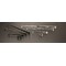 Richelieu 12 5/8 in (320 mm) Center-to-Center Brushed Industrial White Contemporary Cabinet Pull 681132031 - alternate 3