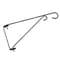 Onward 9-5/8 in Outdoor Swivel Planter Hanger for Flower Pots, Chimes, and Feeders, Pewter 685PEWR - alternate 1