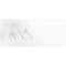 Onward 72inch 1820 mm to 96inch 2430 mm Adjustable Closet Rod, White 7296FEWV - alternate 2