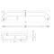 Richelieu 12 5/8 in (320 mm) Center-to-Center Brushed Black Nickel Contemporary Cabinet Pull 738132092 - alternate 4