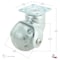 Richelieu Contemporary Ball Caster, Swivel Without Brake, with Plate, Satin Chrome, Gray 75002010501 - alternate 4