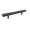 Richelieu 5 1/16 in (128 mm) Center-to-Center Matte Black Contemporary Cabinet Pull 7735128900 - alternate 1