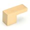 Richelieu 5/8 in (16 mm) Center-to-Center Brushed Gold Contemporary Cabinet Pull 79761654165 - alternate 1