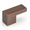 Richelieu 5/8 in (16 mm) Center-to-Center Oriental Bronze Contemporary Cabinet Pull 79761654OBRZ - alternate 1