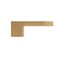 Richelieu 5/8 in (16 mm) Center-to-Center Brushed Gold Contemporary Cabinet Pull 79761699165 - alternate 3