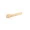 Richelieu 5 1/16 in (128 mm) Center-to-Center Brushed Gold Contemporary Cabinet Pull 7979128165 - alternate 1