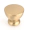 Richelieu 1 1/4 in (32 mm) Brushed Gold Contemporary Cabinet Knob 798632165 - alternate 1