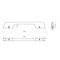 Richelieu 6 5/16 in (160 mm) Center-to-Center Brushed Nickel Contemporary Cabinet Pull 7996160195 - alternate 2