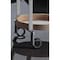 Richelieu Rotola Series Design Caster, Swivel with Brake, with Plate, Black, Aluminum 8088128010 - alternate 2