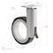 Richelieu Rotola Series Design Caster, Swivel with Brake, with Plate, Black, Aluminum 8088128010 - alternate 5