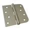 Richelieu 4inch 102 mm Full Mortise Combination Butt Hinge, Brushed Nickel 81822NBB - alternate 1