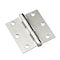 Richelieu 2Pack 3inch 76 mm Full Mortise Butt Hinge, Brushed Nickel 820NBB - alternate 1