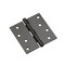Richelieu 2Pack 4inch 102 mm Full Mortise Butt Hinge, Black 822FBB - alternate 1