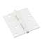 Richelieu 2Pack 4inch 102 mm Full Mortise Butt Hinge, White 822WB - alternate 1