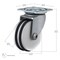 Richelieu Contemporary Furniture Caster, Swivel Without Brake, with Plate, Black, Aluminum 85024011201 - alternate 4