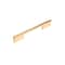 Richelieu 6 5/16 in (160 mm) Center-to-Center Brushed Gold Contemporary Cabinet Pull 8636160165 - alternate 1