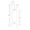 Richelieu 12inch 305 mm Center to Center Round BacktoBack Pull for Glass Door, Matte Black 87H2R1001912900 - alternate 3