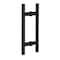 Richelieu 6inch 152 mm Center to Center Round BacktoBack Pull for Glass Door, Matte Black 87H2R196900 - alternate 1