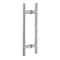 Richelieu 8inch 203 mm Center to Center Round BacktoBack Pull for Glass Door, Stainless Steel 87H2R198170 - alternate 1