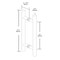 Richelieu 8inch 203 mm Center to Center Round BacktoBack Pull for Glass Door, Stainless Steel 87H2R198170 - alternate 2